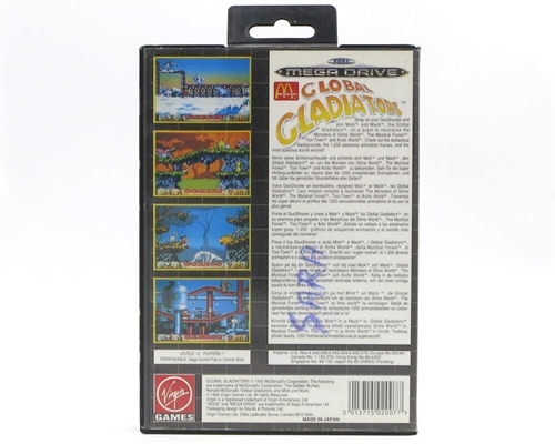 Global Gladiators - Komplet I Æske - Sega Mega Drive Spil (B Grade) (Genbrug)